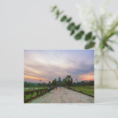 Weg nach Angkor Wat, Kambodscha Postkarte (Stehend Vorderseite)