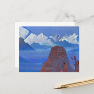 Weg nach Kailas durch Nicholas Roerich Postkarte