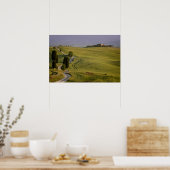 Weg nach Terrapille in Toskana-Poster Poster (Küche)