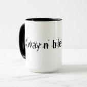 Weg n'bile yir heid! tasse (Vorderseite Links)