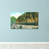 Weg nördlich von Rocky Point, White Pass & Yukon Leinwanddruck (Insitu (Holzboden))