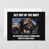 weg postkarte (Vorne/Hinten)