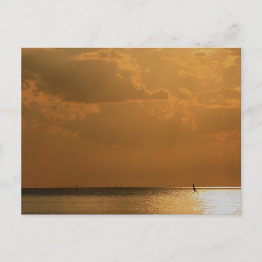 Weg segeln postkarte (Vorderseite)