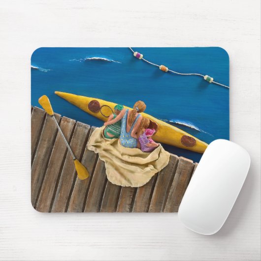 Weg treiben mousepad (Mit Mouse)