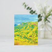 Weg über den Bergen Postkarte (Stehend Vorderseite)