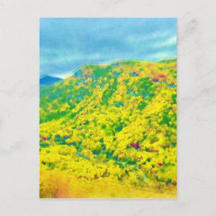 Weg über den Bergen Postkarte