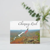 Weg über den Chimney Rock Postkarte (Stehend Vorderseite)