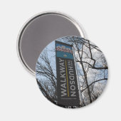 Weg über den Hudson Magnet (Vorderseite/Rückseite)