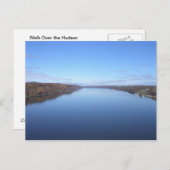 Weg über den Hudson Postkarte (Vorne/Hinten)