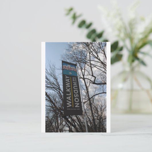 Weg über den Hudson Postkarte (Stehend Vorderseite)