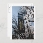 Weg über den Hudson Postkarte (Vorne/Hinten)