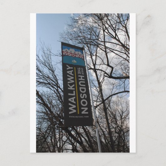 Weg über den Hudson Postkarte (Vorderseite)
