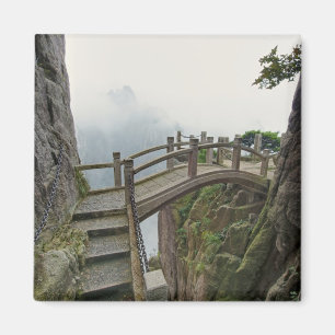 Weg und kleine Brücke, Gelber Berg, 2 Magnet