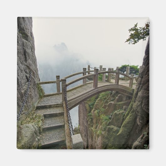 Weg und kleine Brücke, Gelbes Gebirge, 2 Magnet (Vorne)