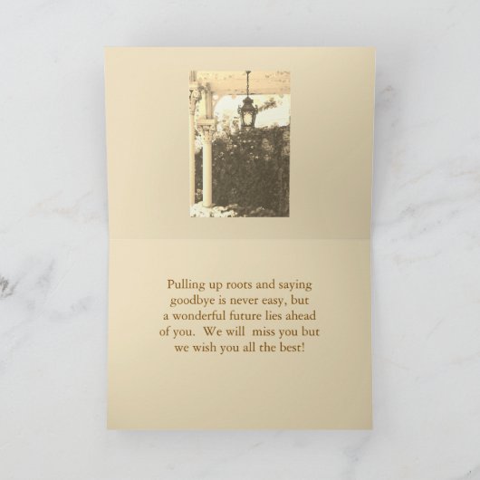 WEG UND QUOTE ÜBER VERLASS KARTE (Innenseite)