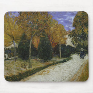Weg Vincent van Goghs im Park bei Arles, 1888 Mousepad