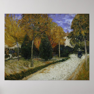 Weg Vincent van Goghs   im Park bei Arles, 1888 Poster