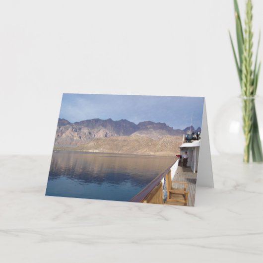 Weg vom Boot Karte (Vorderseite)