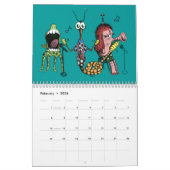 Weg vom geschlagenen Weg - seltsame Kunst 'n-Spaß Kalender (Feb 2026)