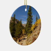 Weg vom Loch in den Rocky Mountains Keramik Ornament (Rechts)