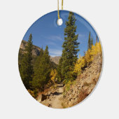 Weg vom Loch in den Rocky Mountains Keramik Ornament (Links)