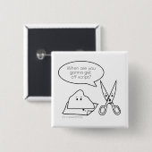 Weg vom Skript-Knopf Button (Vorne & Hinten)