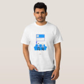 Weg vom Sozialgitter-T - Shirt (Vorne ganz)