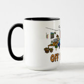 Weg von der Gitter-Schinken-Radio-Tasse fertigen Tasse (Links)