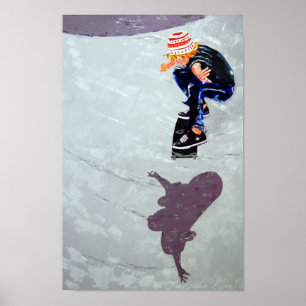 Weg von der Wand Poster