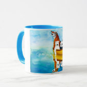 Weg von gehen uns! Eine nette Tasse (Vorderseite Links)