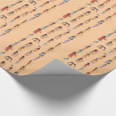 Weg wie ein Ägypter Geschenkpapier (Ecke)