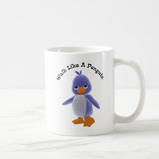 Weg wie eine Penguin-Tasse Kaffeetasse (Rechts)