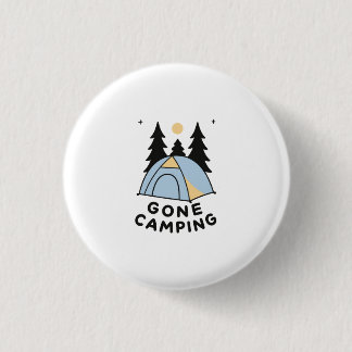 Weg Zelten Retro-Zelt Nacht Wald Lustiges Zelten Button