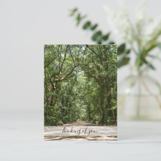 Weg zu Angel Eak Denken Sie an Sie Postkarte (Stehend Vorderseite)