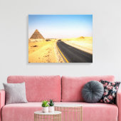 Weg zu den Pyramiden Leinwanddruck (Insitu (Wohnzimmer))
