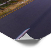 Weg zu den Yosemite-Bergen Poster (Ecke)