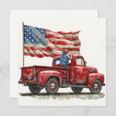 Weg zu Ruhm: Vintager Ruhm Feiertagskarte (Vorne/Hinten)