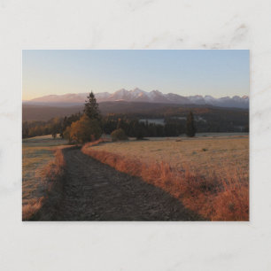Weg zu Tatras Poster Postkarte