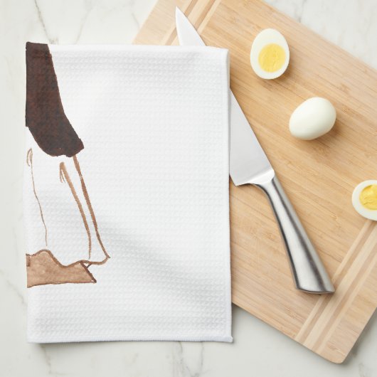 Weg zu vom Gebets-Tuch Geschirrtuch (Viertel Falte)