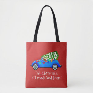 Weg zu Weihnachten Tasche