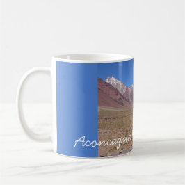 Weg zum Aconcagua-Berg, Argentinien Kaffeetasse