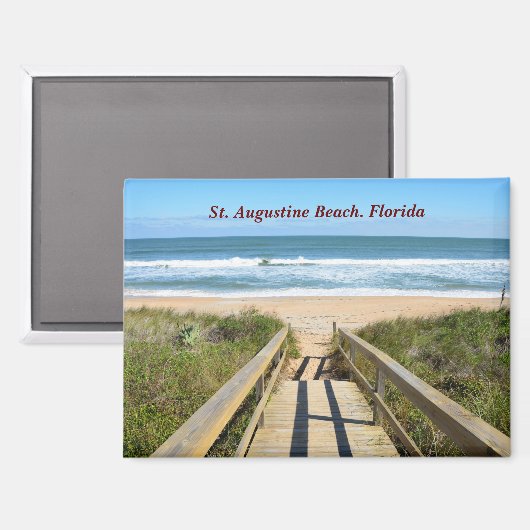 Weg zum Beach-Magneten Magnet (Vorderseite/Rückseite)