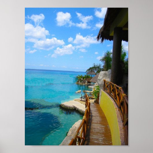 Weg zum Coolen Blau Poster (Vorne)