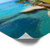 Weg zum Coolen Blau Poster (Ecke)