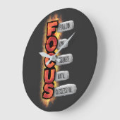 Weg zum Erfolg Große Wanduhr (Winkel)