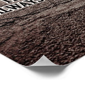 Weg zum Erfolg inspirierendes Poster (Ecke)