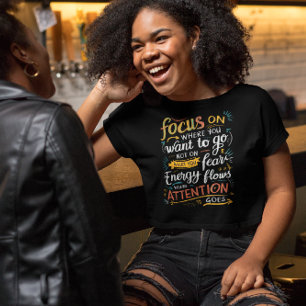 Weg zum Erfolg: Konzentration auf Ihr Ziel T-Shirt