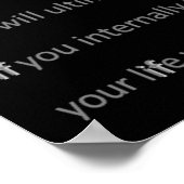 Weg zum Erfolg Poster (Ecke)