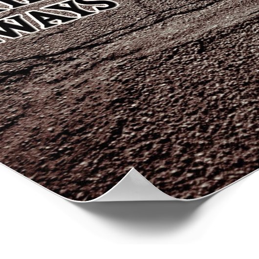 Weg zum Erfolg Poster (Ecke)