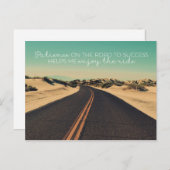 Weg zum Erfolg Postkarte (Vorne/Hinten)